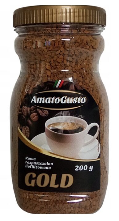 Amato Gusto Gold lahustuv kohv 200 g